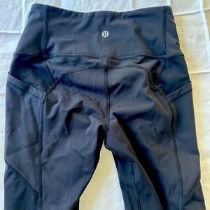 Black Lululemon Leggings with Pockets